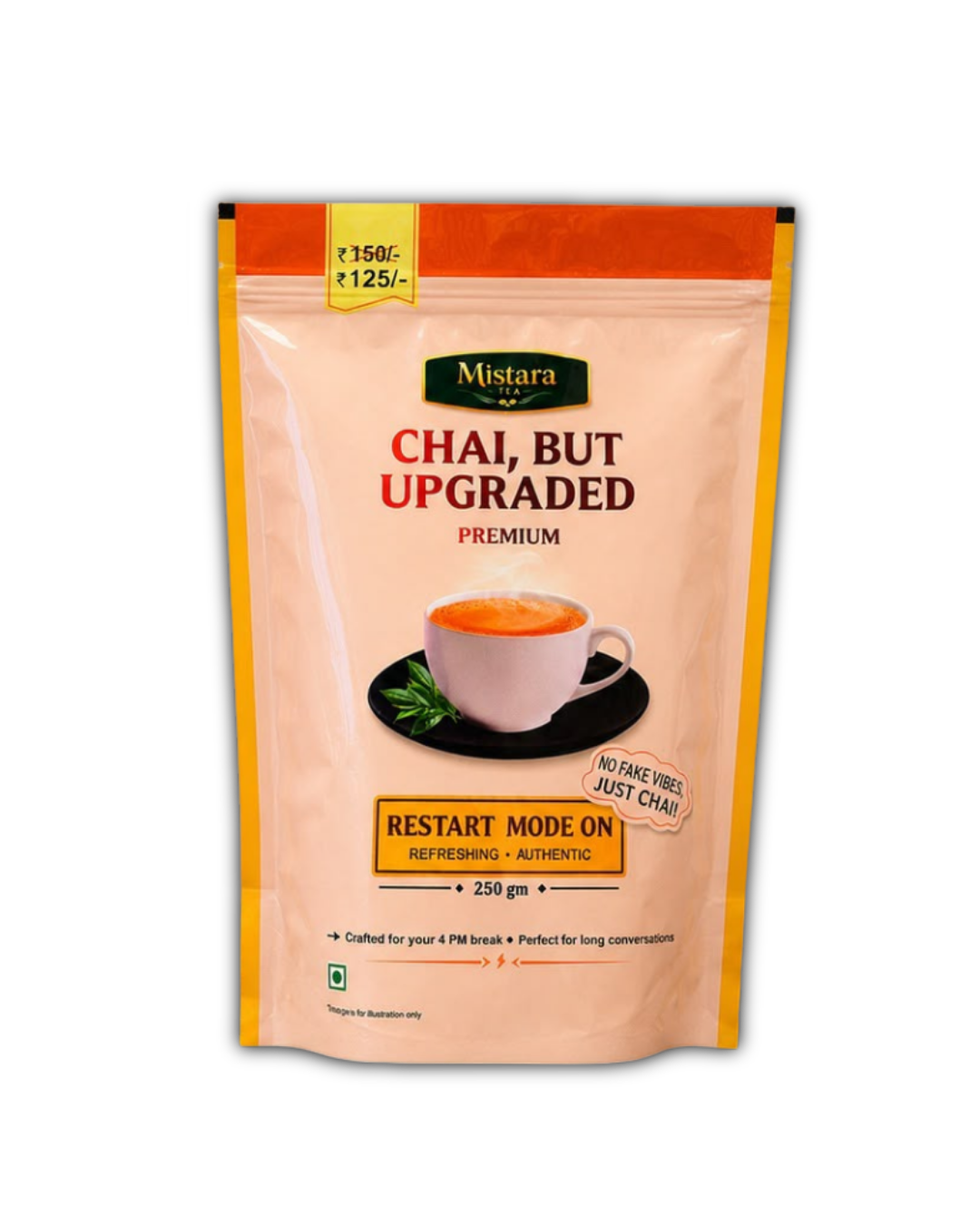 Mistara Restart Mode On tea pouch